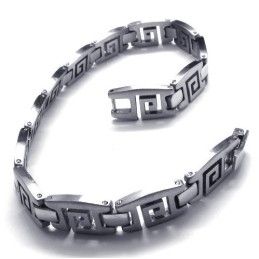 Ensemble De Bijoux En Titane De Haute Qualité, Fabrication Soignée, Couleur Brillante, Comprenant Un Collier Et Un Bracelet