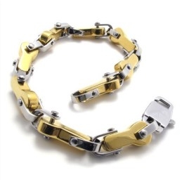 Ensemble De Bijoux En Titane Au Design Moderne, Couleur Brillante, Qualité Stable, Comprenant Un Collier Et Un Bracelet