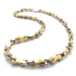 Ensemble De Bijoux En Titane Au Design Moderne, Couleur Brillante, Qualité Stable, Comprenant Un Collier Et Un Bracelet