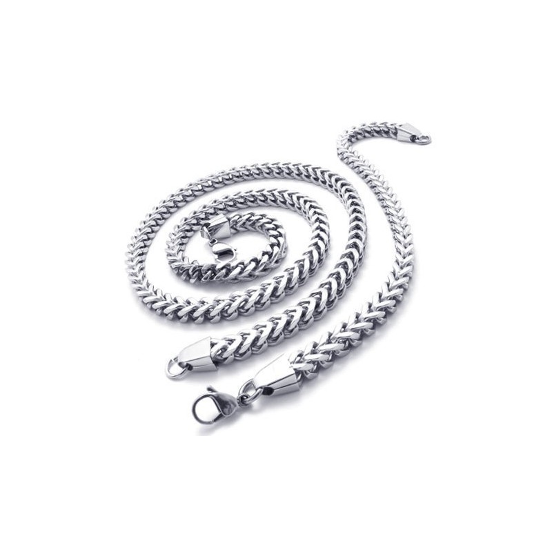 Ensemble De Bijoux En Titane De Haute Qualité, Comprenant Un Collier Et Un Bracelet, Avec Une Brillance Des Couleurs Et Une Cons