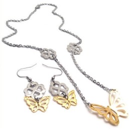 Ensemble De Bijoux En Titane De Haute Qualité, Finement Travaillé, Couleur Brillante, Comprenant Un Collier, Un Pendentif Et Des