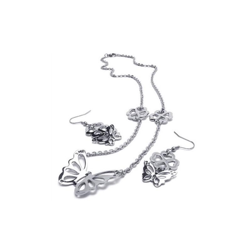 Ensemble De Bijoux En Titane Au Design Attrayant, Aux Couleurs Éclatantes Et De Qualité Stable, Comprenant Un Collier, Un Penden Ensemble De Bijoux En Titane Au Design Attrayant, Aux Couleurs Éclatantes Et De Qualité Stable, Comprenant Un Collier, Un Penden