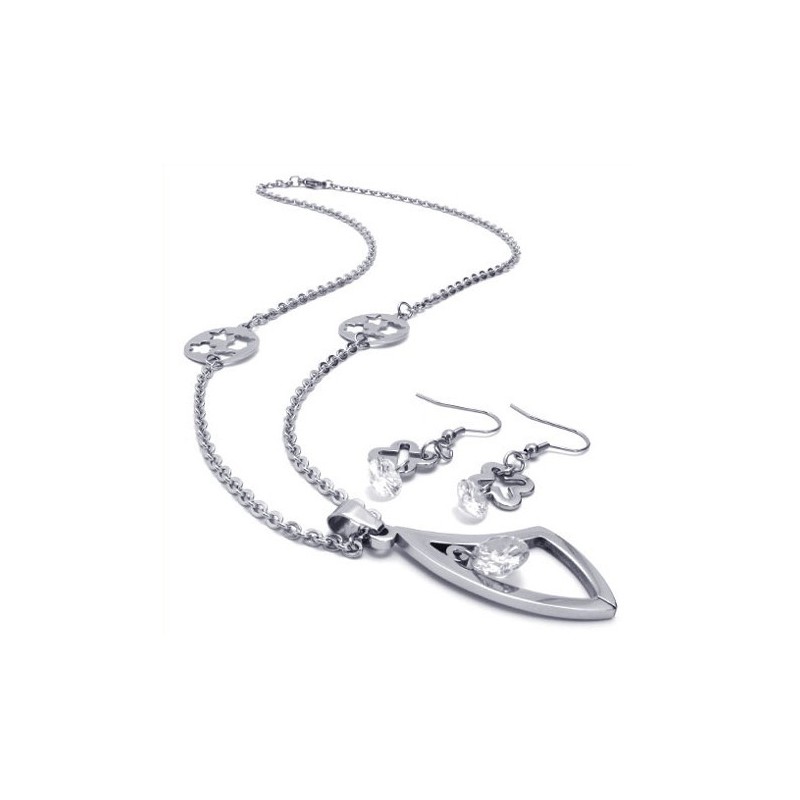 Ensemble De Bijoux En Titane De Haute Qualité, Design Attrayant, Couleurs Brillantes, Comprenant Un Collier, Un Pendentif Et Des Ensemble De Bijoux En Titane De Haute Qualité, Design Attrayant, Couleurs Brillantes, Comprenant Un Collier, Un Pendentif Et Des