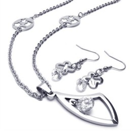 Ensemble De Bijoux En Titane De Haute Qualité, Design Attrayant, Couleurs Brillantes, Comprenant Un Collier, Un Pendentif Et Des