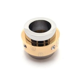 Collier Avec Pendentif En Titane Pur Doré Pour Homme (Neuf)