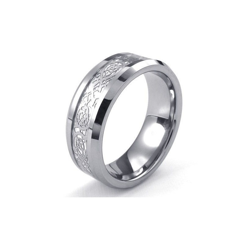 Bague En Tungstène Au Design Magnifique, Aux Couleurs Éclatantes Et À La Qualité Stable Bague En Tungstène Au Design Magnifique, Aux Couleurs Éclatantes Et À La Qualité Stable