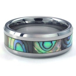 Bague En Tungstène De Haute Qualité, Design Attrayant, Couleur Brillante