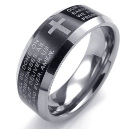 Bague En Tungstène De Fabrication Habile, Couleur Brillante, Excellente Qualité