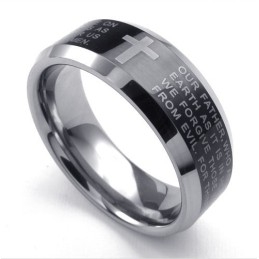 Bague En Tungstène De Fabrication Habile, Couleur Brillante, Excellente Qualité
