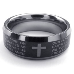 Bague En Tungstène De Fabrication Habile, Couleur Brillante, Excellente Qualité
