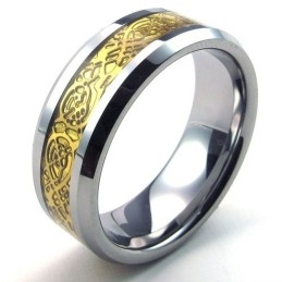 Bague En Tungstène De Qualité Stable, Finement Traitée, Jolie Et Colorée