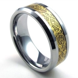 Bague En Tungstène De Qualité Stable, Finement Traitée, Jolie Et Colorée
