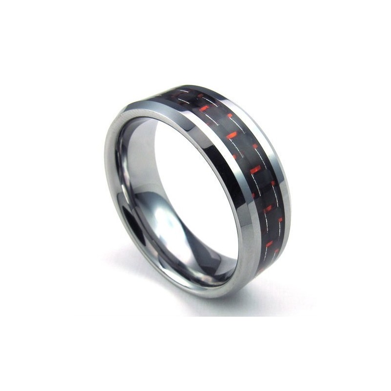 Bague En Tungstène De Haute Qualité, Finement Traitée, Couleur Brillante Bague En Tungstène De Haute Qualité, Finement Traitée, Couleur Brillante