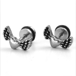 Boucles D'Oreilles En Titane, Design Magnifique, Couleur Brillante, Qualité Fiable