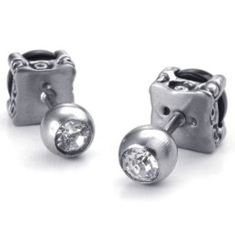 Boucles D'Oreilles En Titane De Forme Élégante Et De Couleurs Délicates D'Excellente Qualité