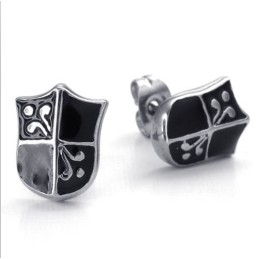 Boucles D'Oreilles En Titane De Qualité Stable Et Aux Couleurs Délicates Au Design Moderne