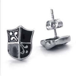 Boucles D'Oreilles En Titane De Qualité Stable Et Aux Couleurs Délicates Au Design Moderne