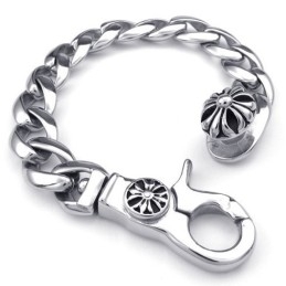 Bracelet En Acier Inoxydable D'Excellente Qualité, Couleur Brillante Et Finement Traitée