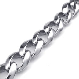 Bracelet En Acier Inoxydable D'Excellente Qualité, Couleur Brillante Et Finement Traitée
