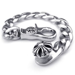 Bracelet En Acier Inoxydable D'Excellente Qualité, Couleur Brillante Et Finement Traitée