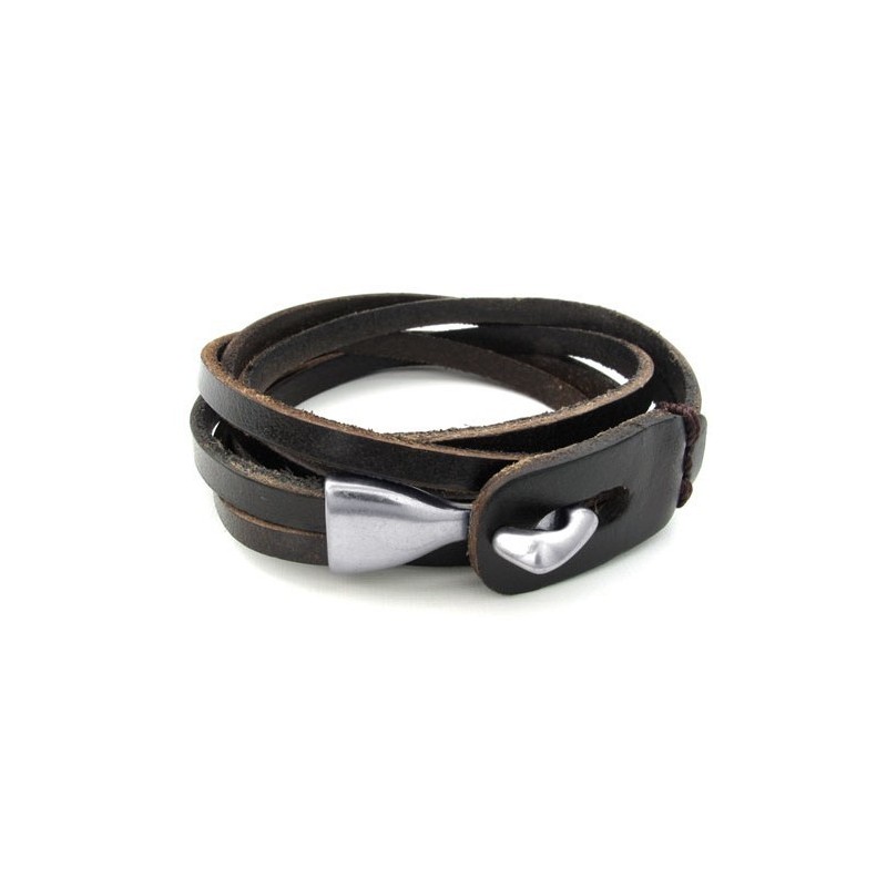 Bracelet Jonc En Cuir Titane De Haute Qualité, Forme Élégante, Couleurs Délicates