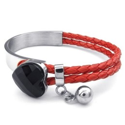 Bracelet En Cuir Titane, Joli Et Coloré, De Bonne Réputation