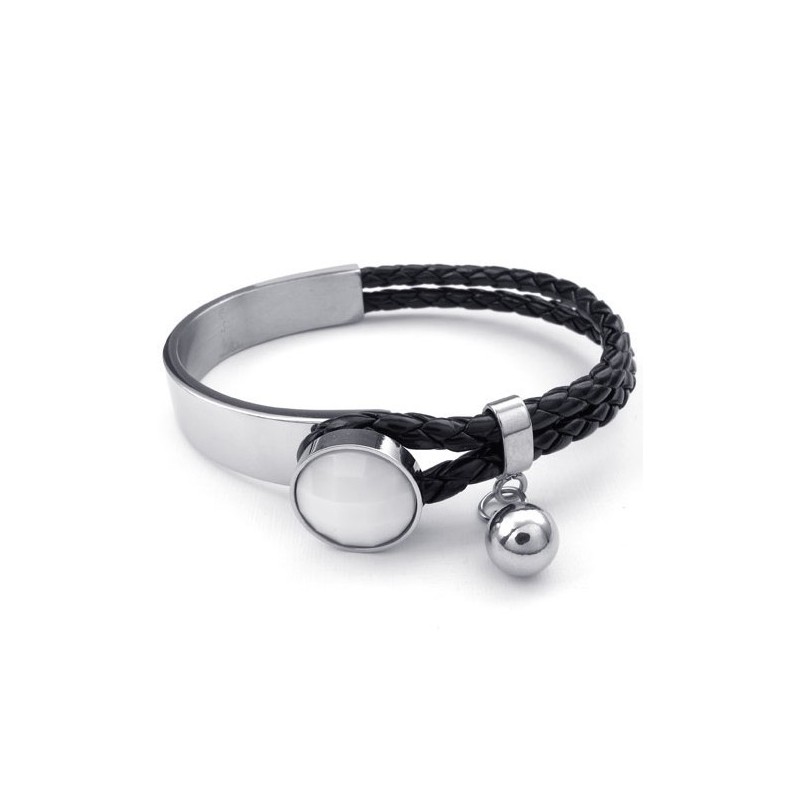 Bracelet En Cuir Titane D'Excellente Qualité, Aux Couleurs Délicates Et Finement Travaillées