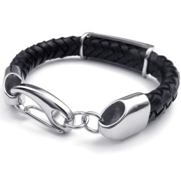 Bracelet En Cuir Titane De Qualité Fiable Et Aux Couleurs Délicates Au Design Astucieux