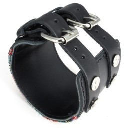Bracelet En Cuir Titane Coloré Et D'Excellente Qualité, Au Design Magnifique