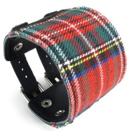 Bracelet En Cuir Titane Coloré Et D'Excellente Qualité, Au Design Magnifique