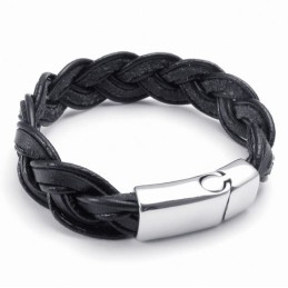 Bracelet En Cuir Titane De Qualité Fiable Et Aux Couleurs Délicates Au Design Astucieux