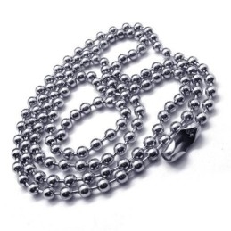 Collier Avec Pendentif Croix En Titane Pur Pour Homme (Neuf)