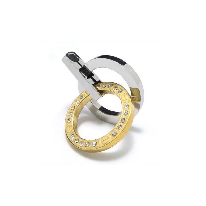 Collier Avec Pendentif En Titane Pur Doré Et Argenté Collier Avec Pendentif En Titane Pur Doré Et Argenté