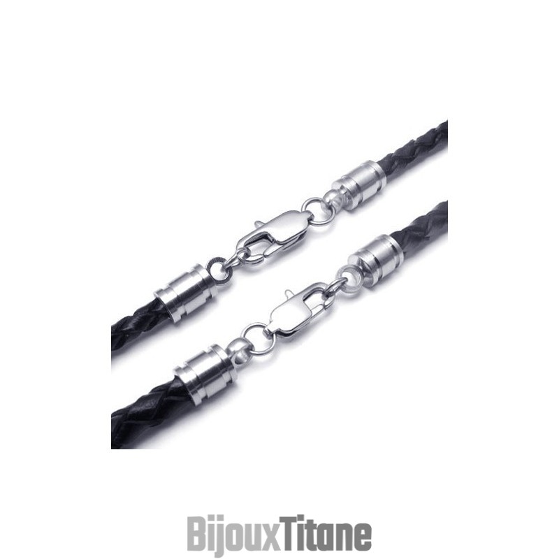 Collier En Cuir Titane De Renommée Mondiale Aux Couleurs Délicates Et Au Design Habile