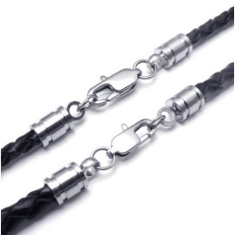 Collier En Cuir Titane De Qualité Fiable Et Aux Couleurs Délicates Au Design Professionnel