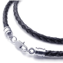 Collier En Cuir Titane De Qualité Fiable Et Aux Couleurs Délicates Au Design Professionnel