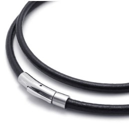 Collier En Cuir Et Titane, Technologie Sophistiquée, Couleurs Délicates, Réputation Fiable