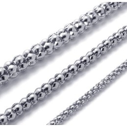Chaîne En Titane À Motifs Tendance, Couleur Brillante, Durable À Utiliser