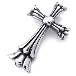 Pendentif Croix En Titane De Qualité Stable Et De Brillance Des Couleurs Finement Travaillées