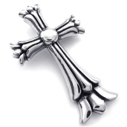 Pendentif Croix En Titane De Qualité Stable Et De Brillance Des Couleurs Finement Travaillées