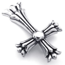 Pendentif Croix En Titane De Qualité Stable Et De Brillance Des Couleurs Finement Travaillées