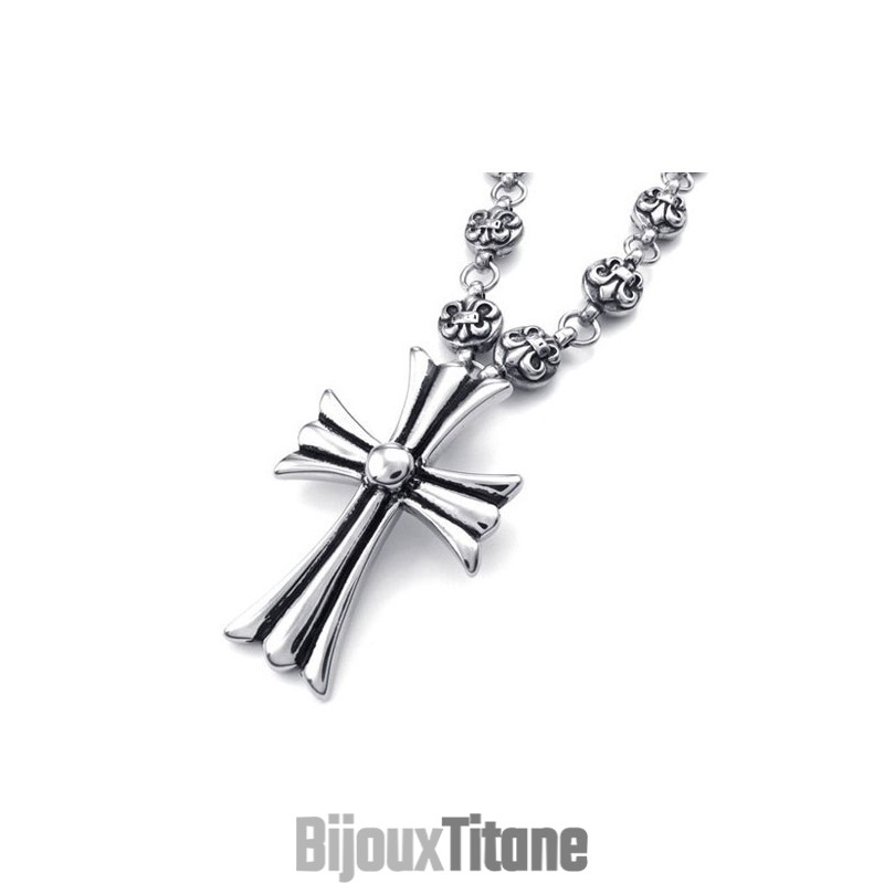 Pendentif Croix En Titane De Construction Rationnelle, Couleur Brillante, Qualité Stable