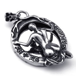 Pendentif En Titane De Qualité Supérieure, Design Moderne Et Brillant