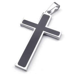 Pendentif Croix En Titane De Fabrication Habile, Couleur Brillante, Excellente Qualité
