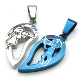 Pendentif En Titane De Qualité Stable Et De Belle Conception Et De Couleur Brillante