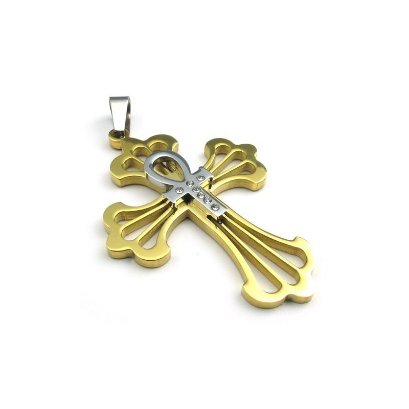 Pendentif Croix En Titane De Dernière Technologie, Couleur Brillante, Qualité Fiable