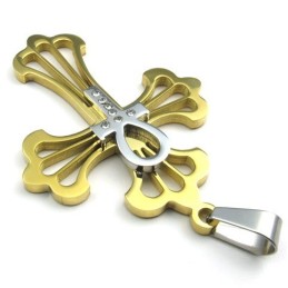 Pendentif Croix En Titane De Dernière Technologie, Couleur Brillante, Qualité Fiable