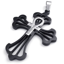 Pendentif Croix En Titane Au Design Astucieux, Aux Couleurs Délicates Et De Qualité Fiable