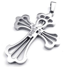 Pendentif Croix En Titane De Qualité Supérieure, Finement Traité, Couleur Brillante