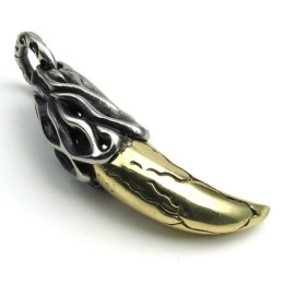 Pendentif En Titane De Qualité, Couleur Brillante Et Finement Travaillée